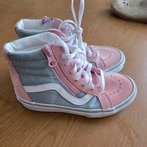 Vans Pink and Blue Girls Size 11.5